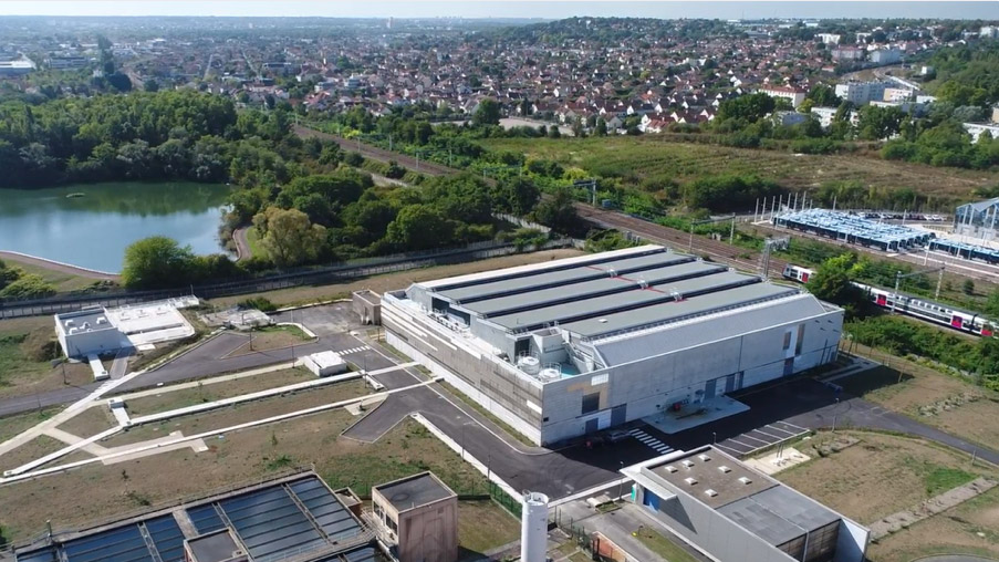 Usine de production d'eau potable d'Orly 2 - conception - réalisation Stereau pour Eau de Paris