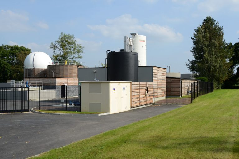 Stereau - Station d'épuration de Liffré (Ille-et-Vilaine) - production de biogaz à partir des eaux usées