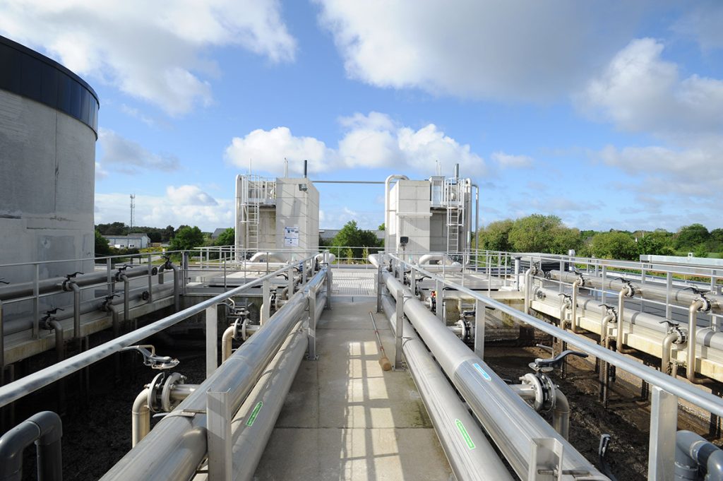 Kerran wastewater treatment plant (Morbihan) Stereau