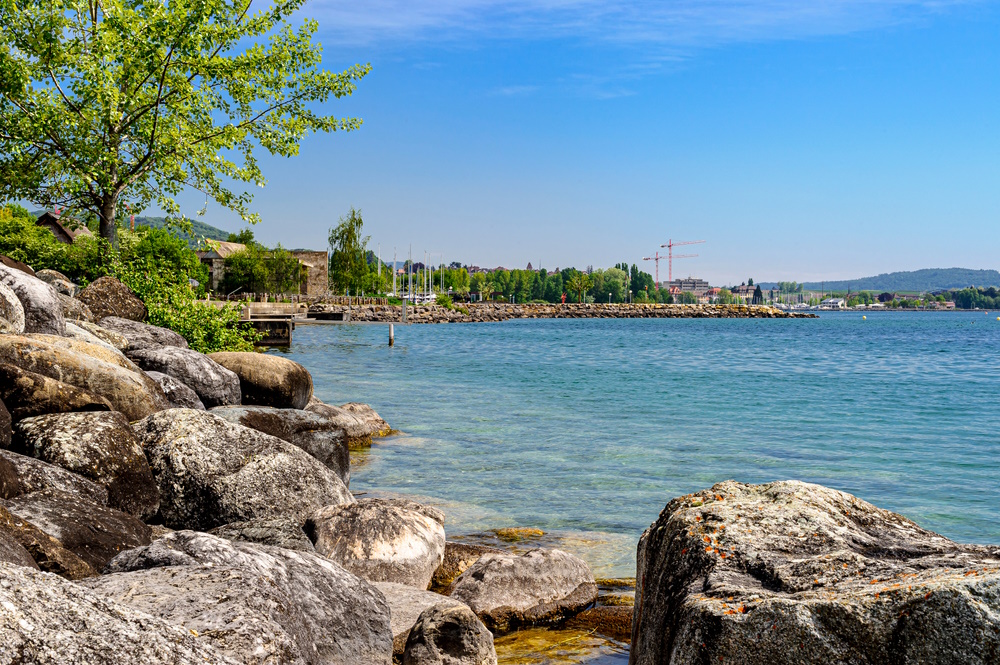 Neuchâtel Lake (Suisse).