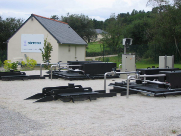 Usine de traitement des eaux usées de Telgruc-sur-Mer (Finistère)