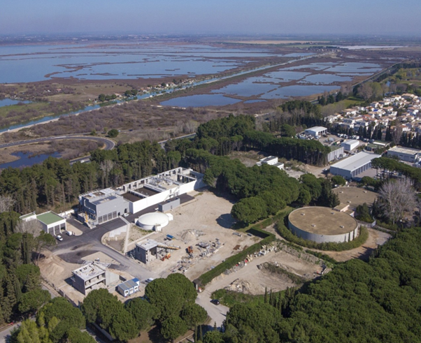 La Grande-Motte wastewater treatment plant (Hérault).