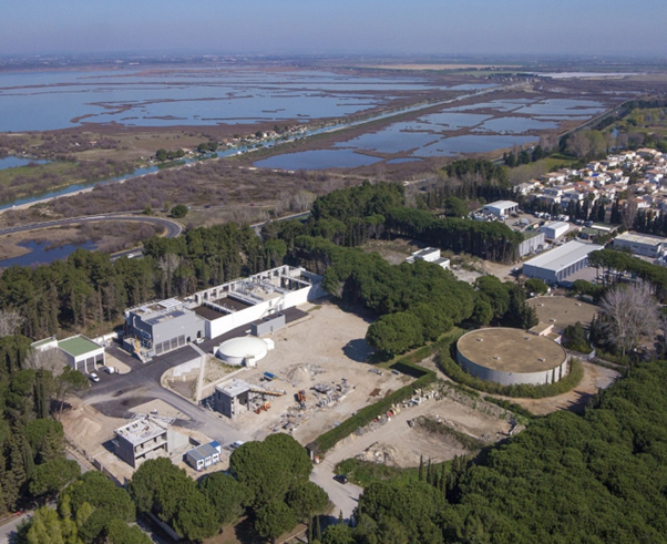 Station d'épuration de La Grande-Motte (Hérault).