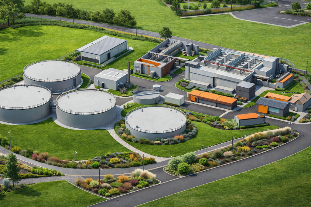 Usine de production d'eau potable de Vauguières-le-Bas - Stereau