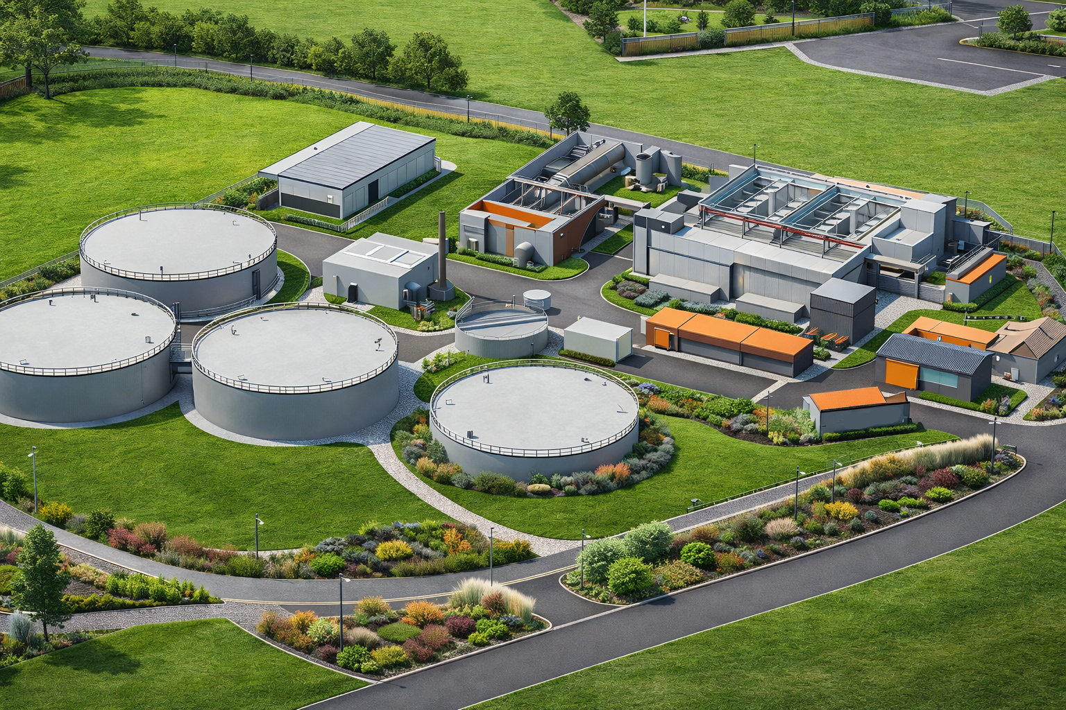 Usine de production d'eau potable de Vauguières-le-Bas - Stereau